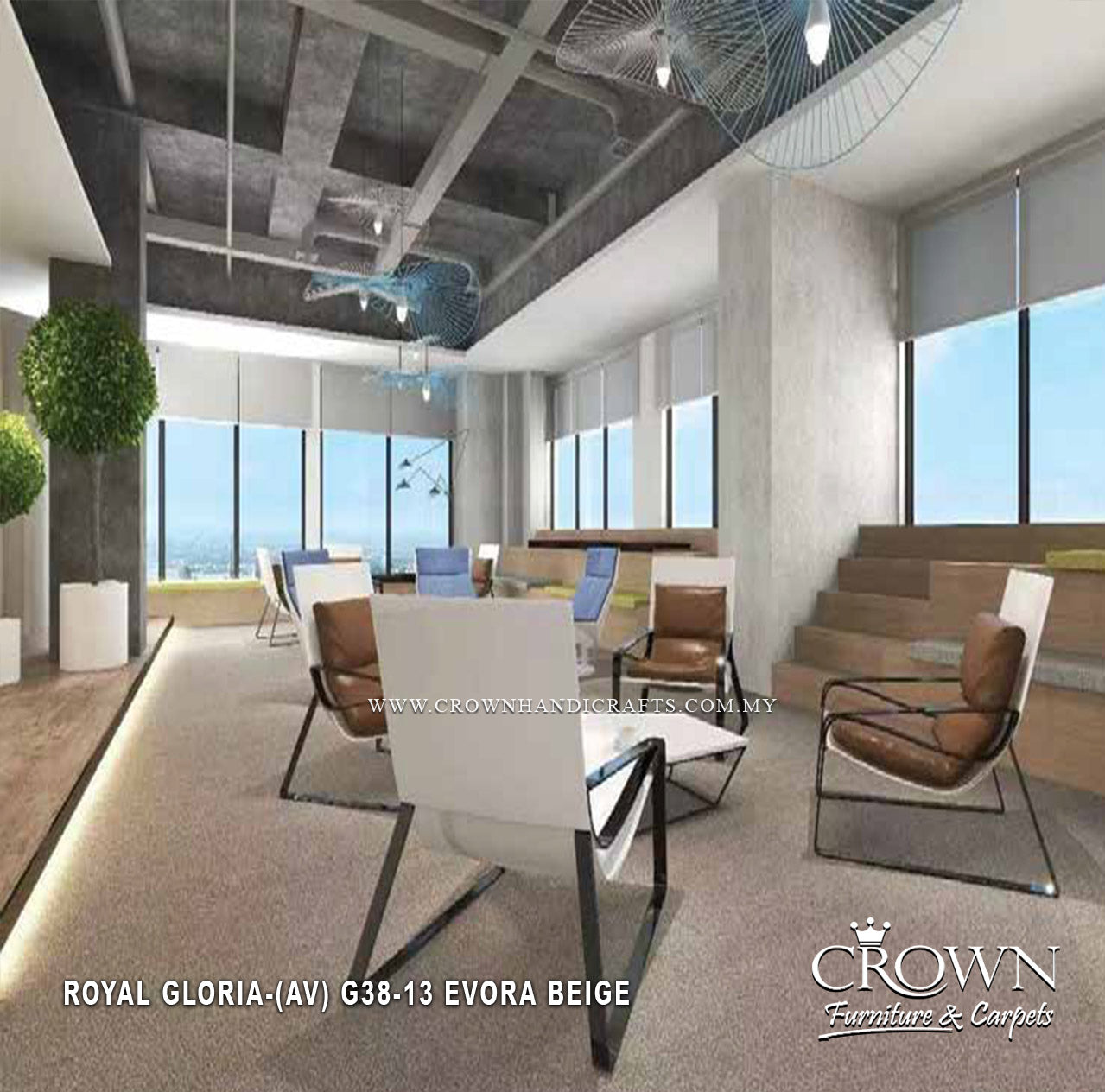 Add a Touch of Luxury and Character with Premium Plain Carpet | Royal Gloria (AV) Wall To Wall Carpet