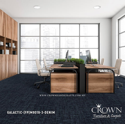 Modern Office Carpet Tiles | Textured Modular Flooring with Contemporary Design Appeal | Galactic-Essential (FP)