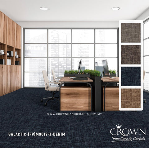 Modern Office Carpet Tiles | Textured Modular Flooring with Contemporary Design Appeal | Galactic-Essential (FP)