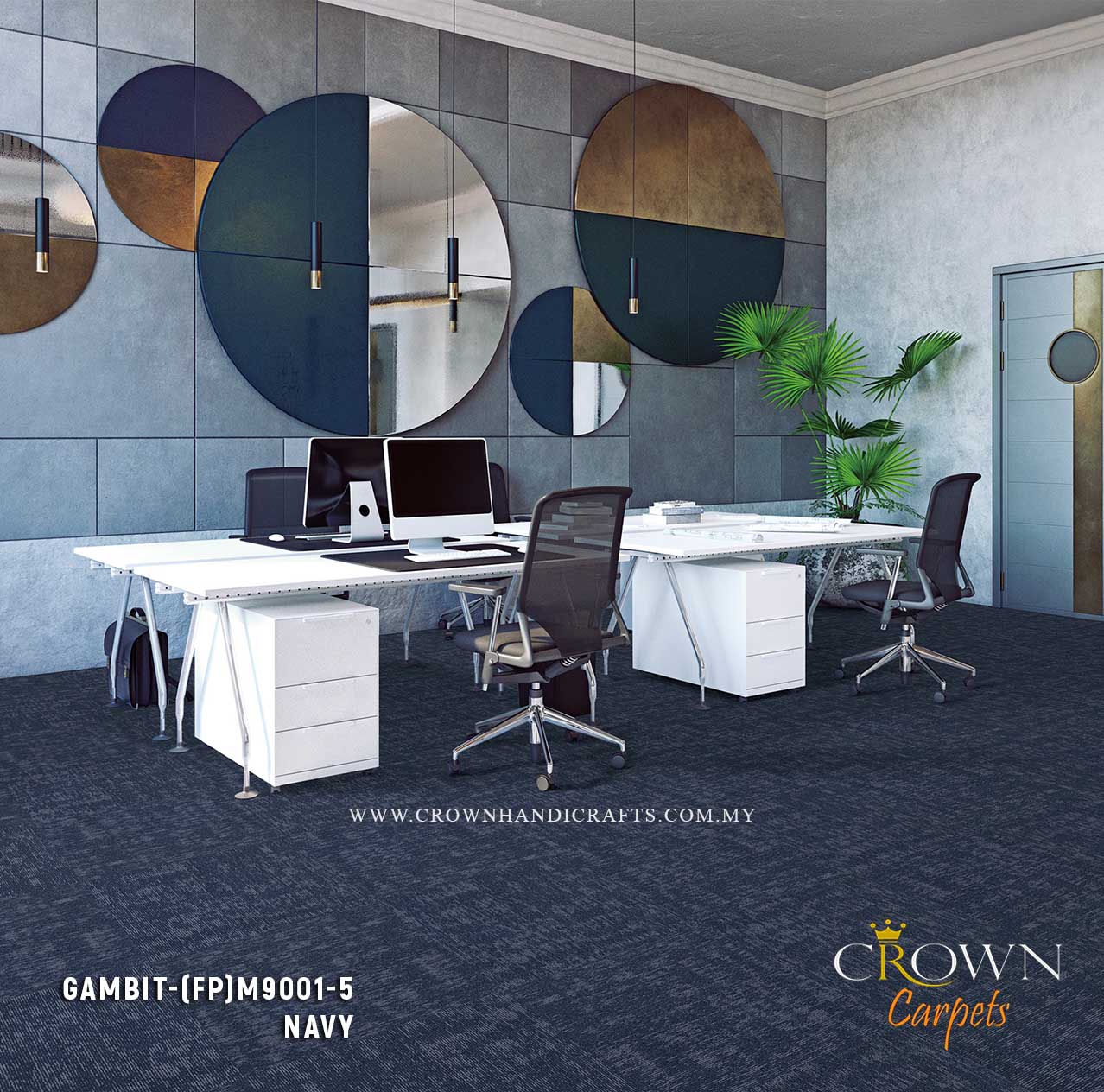 Carpet Tiles for Office Flooring Uses | Gambit-Essential (FP)
