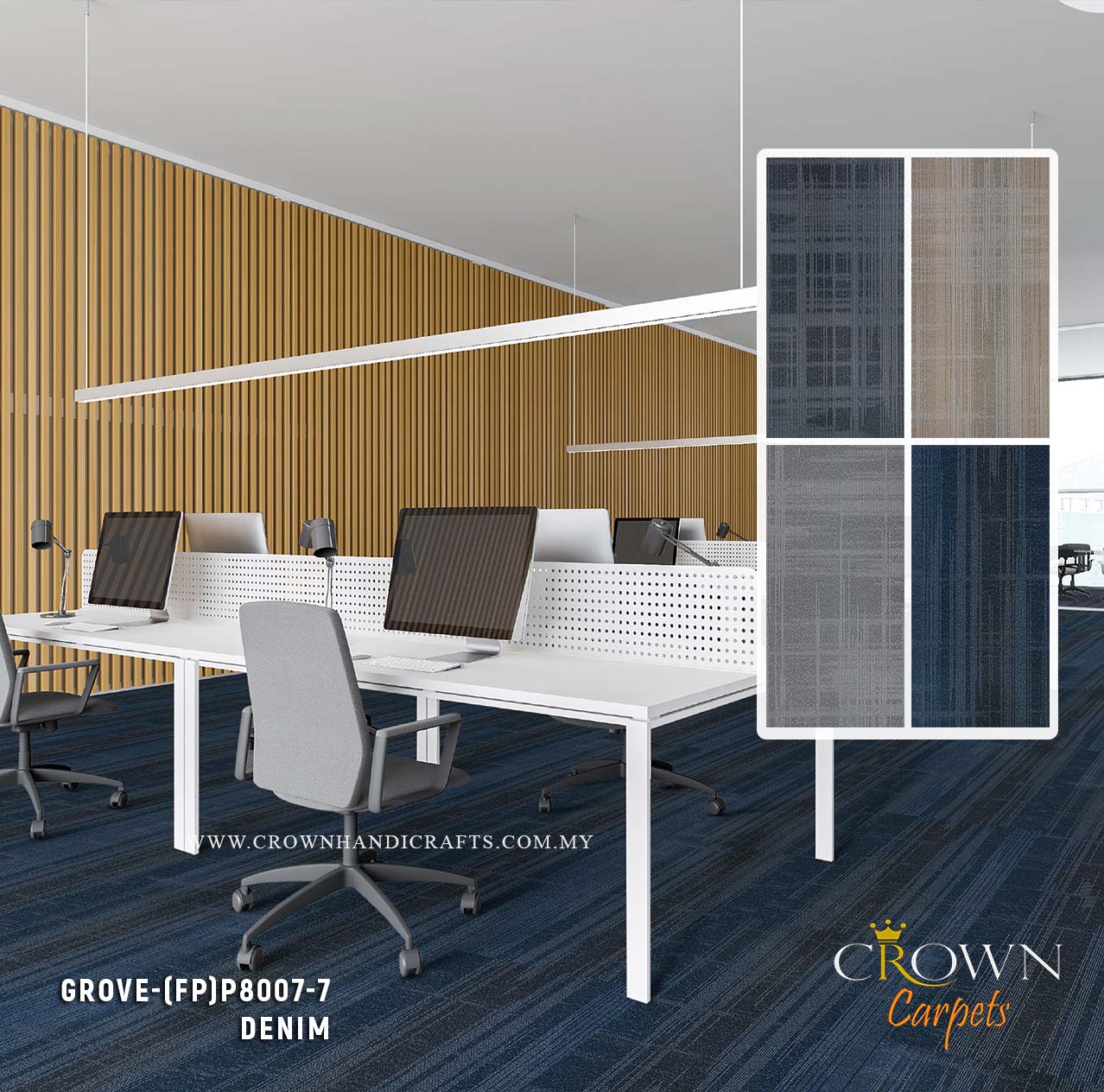 Amazing Tile Carpet for Offic | Grove-Primo Plank (FP)