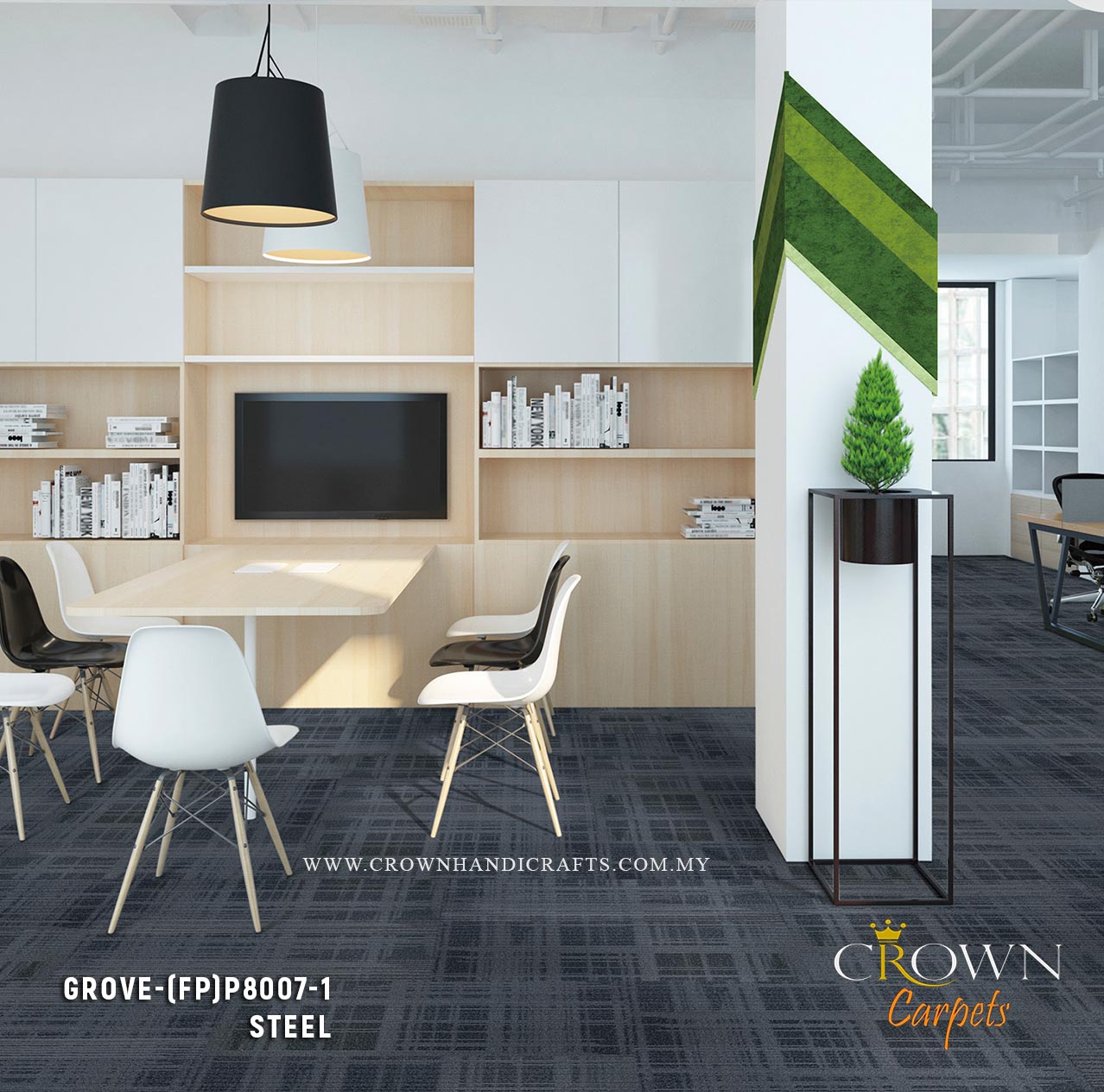 Amazing Tile Carpet for Offic | Grove-Primo Plank (FP)