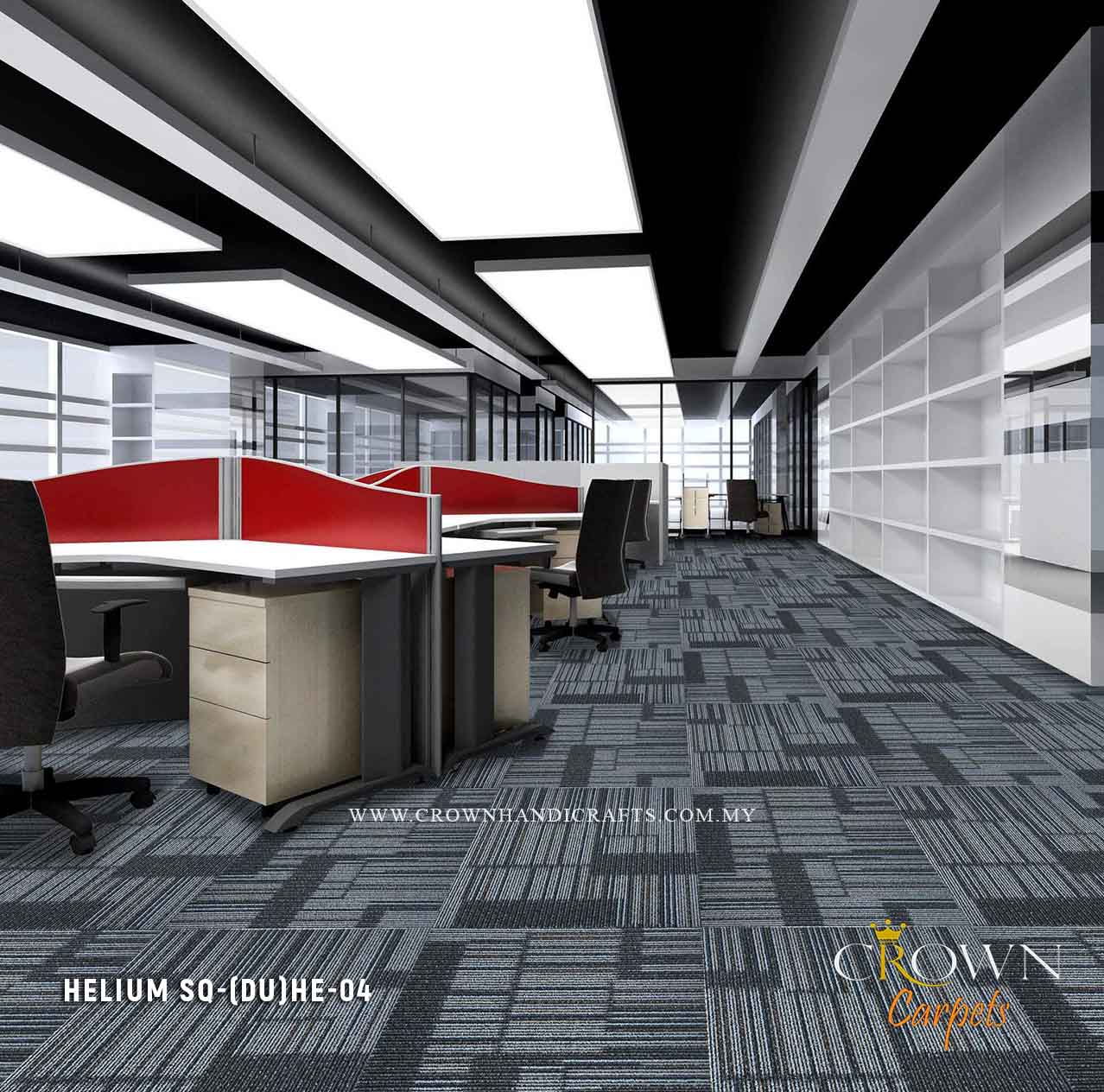 Attractive Floor Carpet Tile	| Helium SQ (DU)