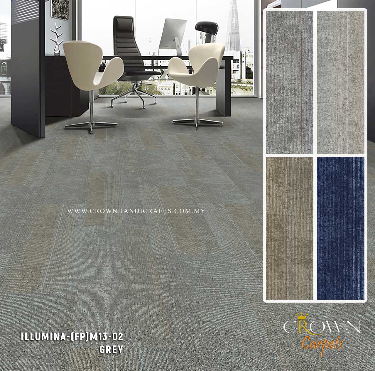 Excellent Patterned Carpet Tiles | Illumina-Modulo Plank (FP)
