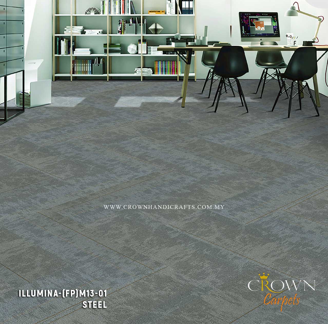 Excellent Patterned Carpet Tiles | Illumina-Modulo Plank (FP)