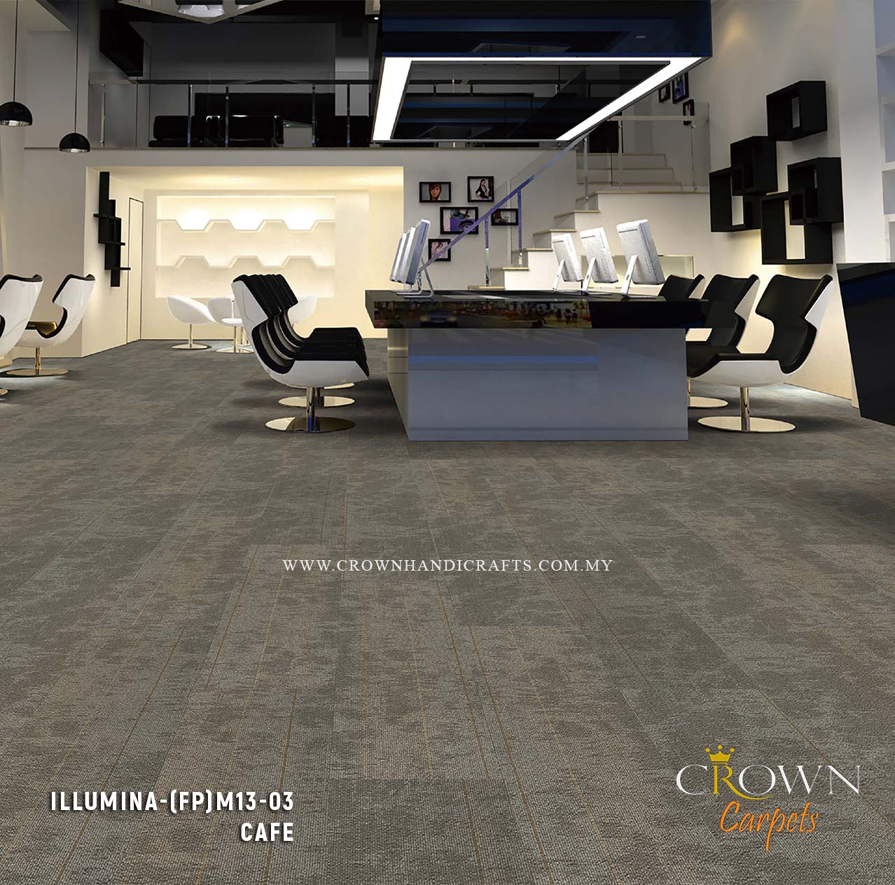 Excellent Patterned Carpet Tiles | Illumina-Modulo Plank (FP)