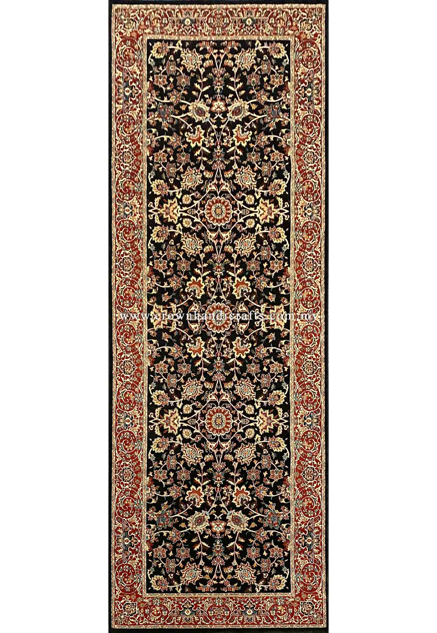 Intricate Persian Carpet for Living Made in Iran Premium Quality Smooth Feel Living Room Carpet | Ashrafi Harir Runner