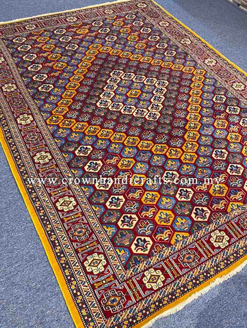 [6X9FT] Handmade Afghan Tribal Rug - 100% Wool Persian, High-Quality Hand-Knotted Authentic Carpet SHEERVAN CH 2320