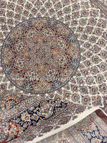[7X10FT] Authentic Persian Rug Iran Carpet Wool Feel High End Quality Hand Look Man Made Persian Carpets for Living Room | Persian Iran SL 02