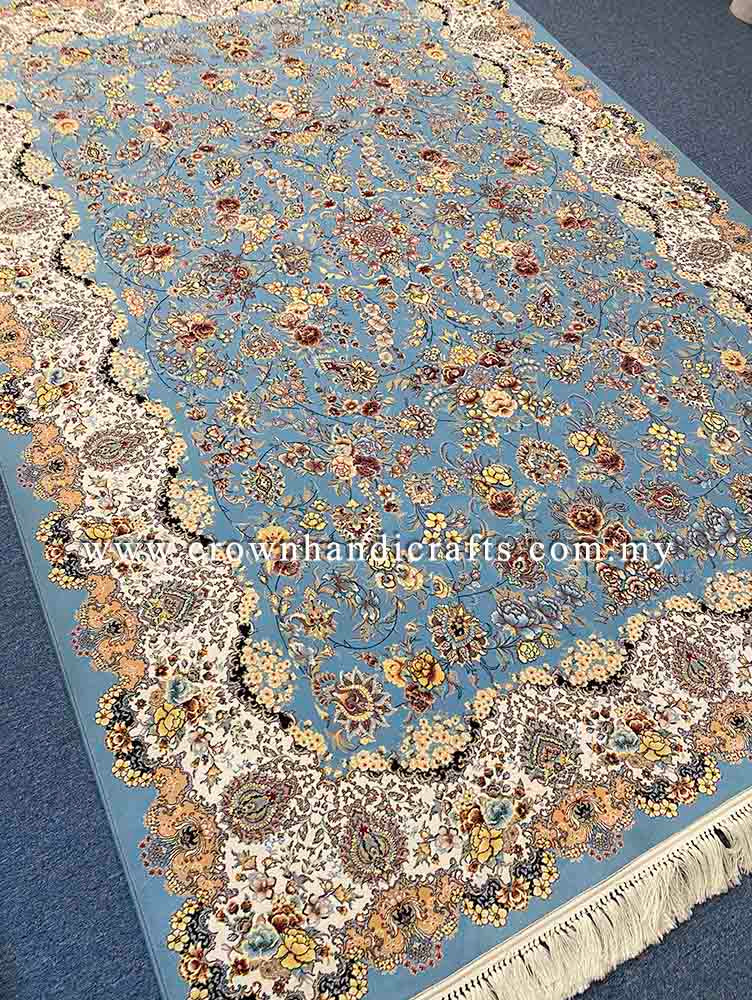 Iran Nain Rug Design Persian Carpet Wool Feel Man Made Iranian Rugs for Living Room | Rayan Mahgol