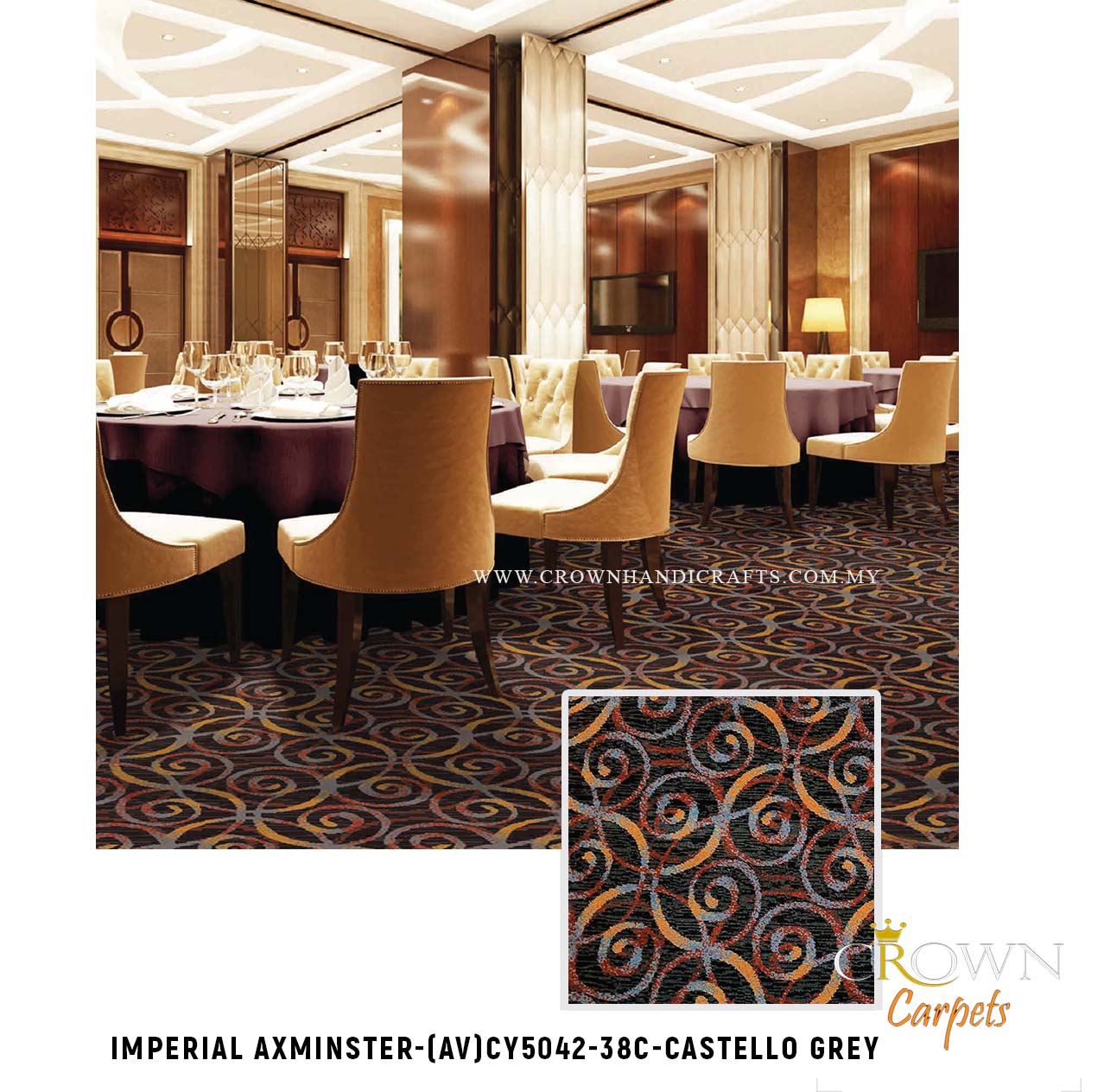 Discover the perfect union of craftsmanship and luxury with our Axminster Carpet | Imperial Axminster (AV) Wall To Wall Carpet