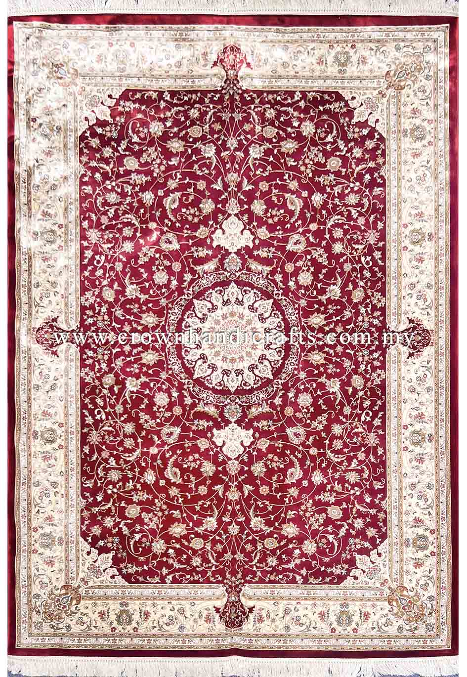 Genuine 100% Silk Persian Rug High End Premium Man Made Exclusive Range | Persian silk 1S003