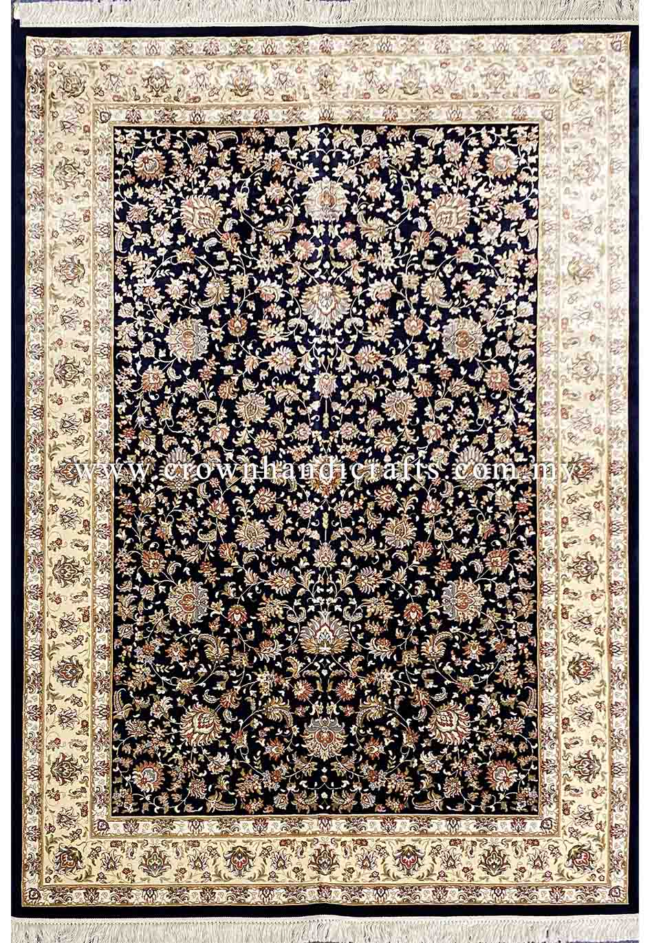 Royal Edition Silk Carpet Iranian Rug Authentic Persian Carpet to match your Living Room Standard | Persian Silk IS006I