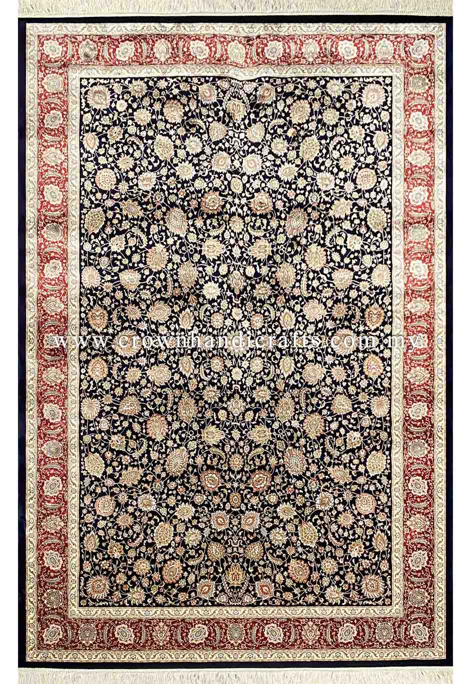 Royal Edition Silk Carpet Rug Authentic Persian Carpet to match your Living Room Standard | Persian Silk 0IS010