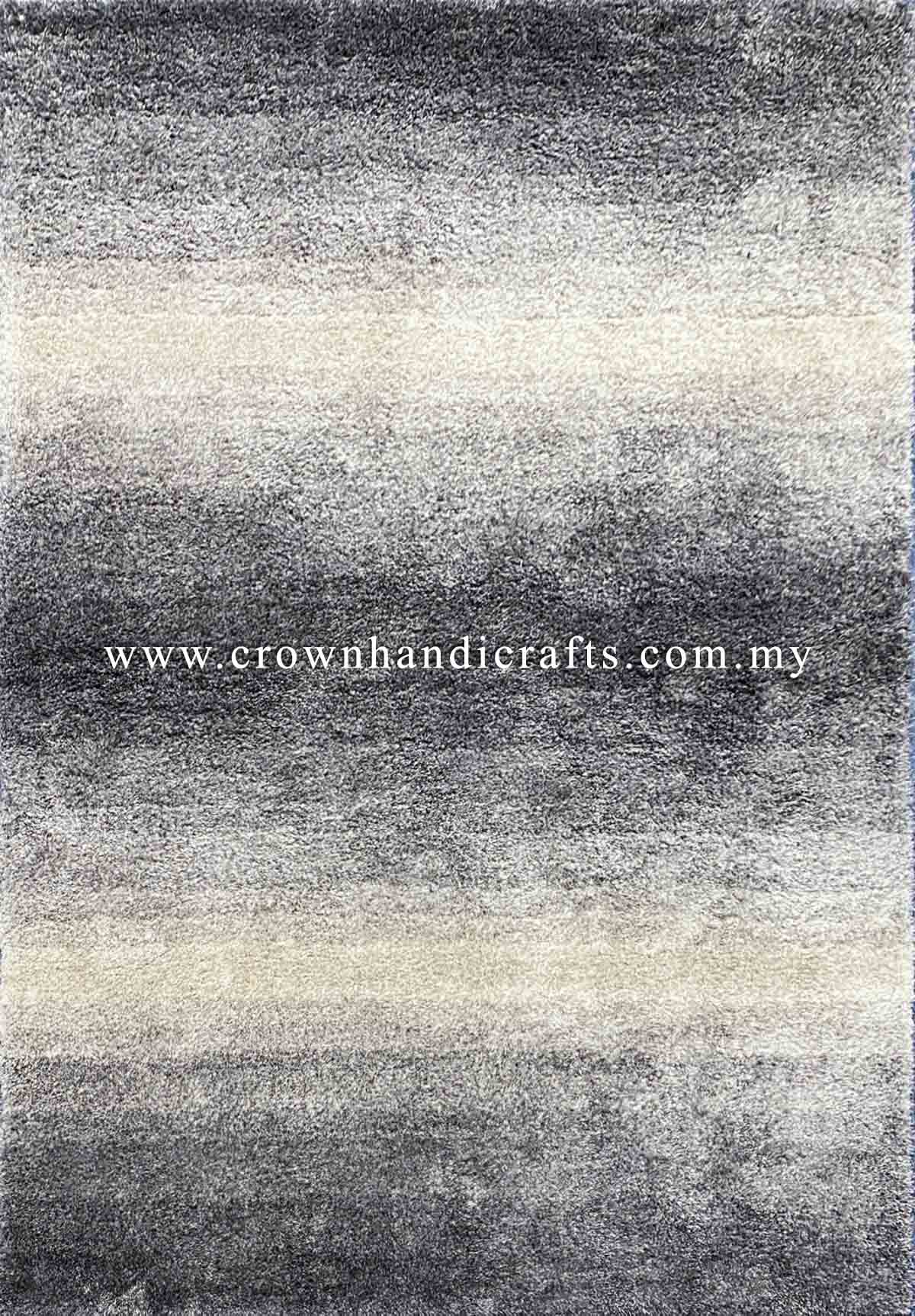 Contemporary Plush Shag-Style Area Rugs – Luxurious High-Pile Comfort for Modern Spaces | Rainbow Shaggy Rugs Ivory Grey