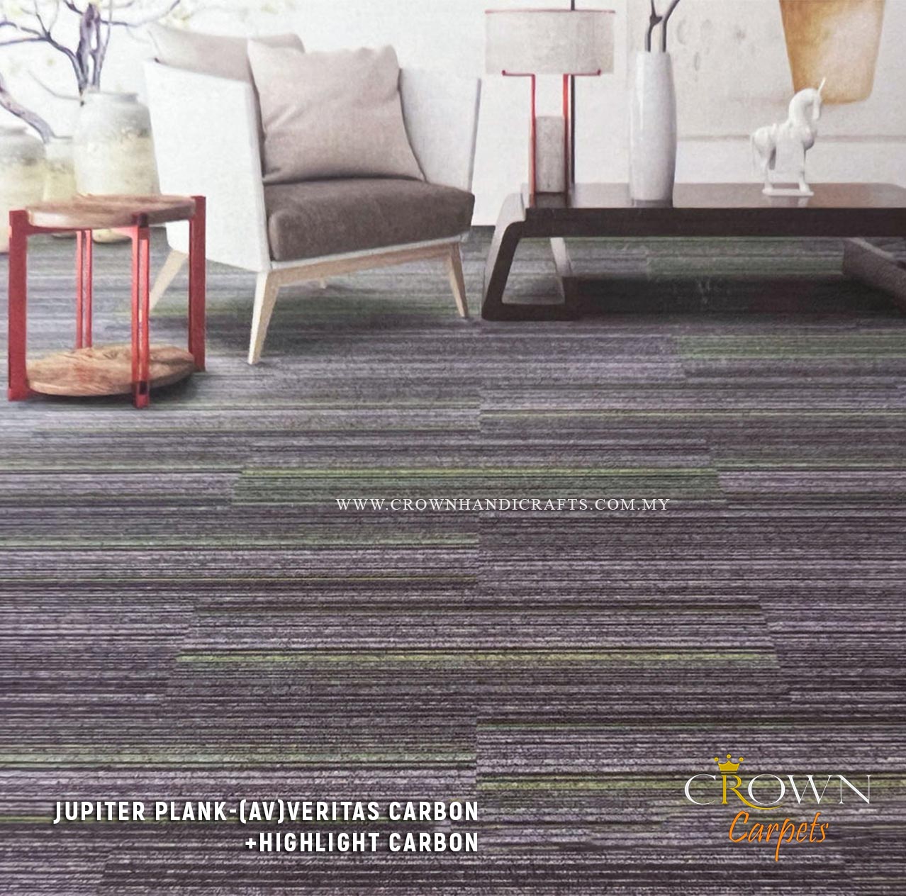 High Quality Floor Office Carpet | Jupiter Plank (AV)