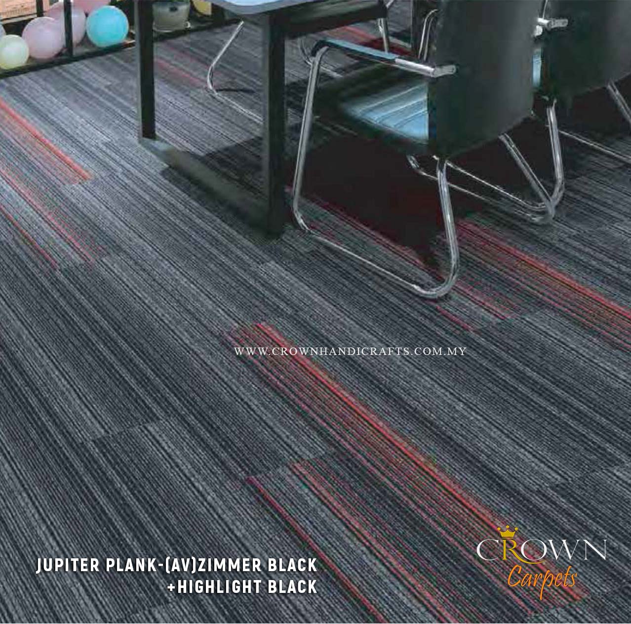 High Quality Floor Office Carpet | Jupiter Plank (AV)