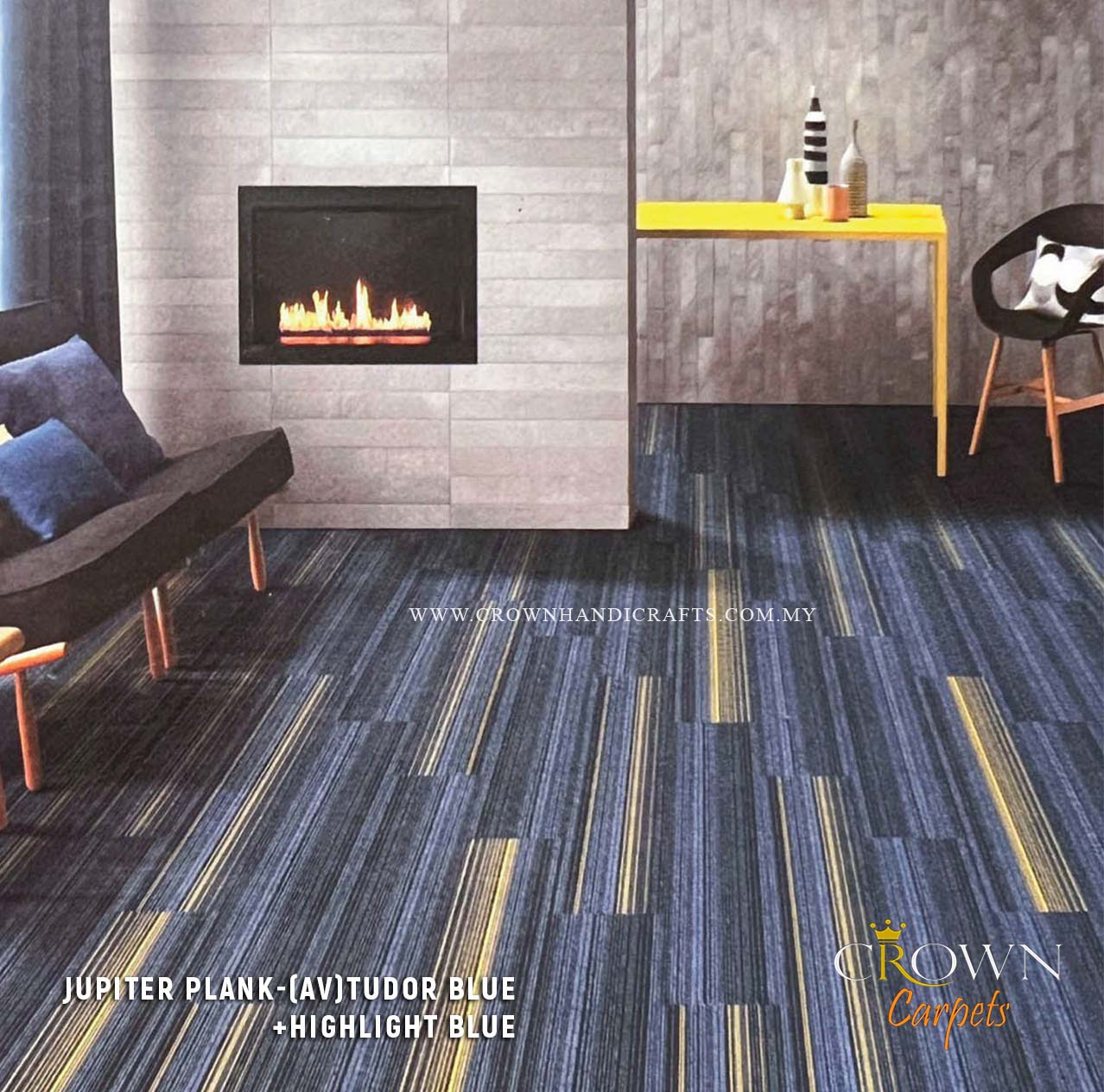 High Quality Floor Office Carpet | Jupiter Plank (AV)