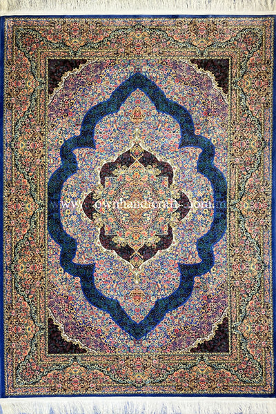 100% Silk Rug Iran Authentic Persian Carpet High End Premium Quality Man Made Elegant Feel | Ejaz JZ007