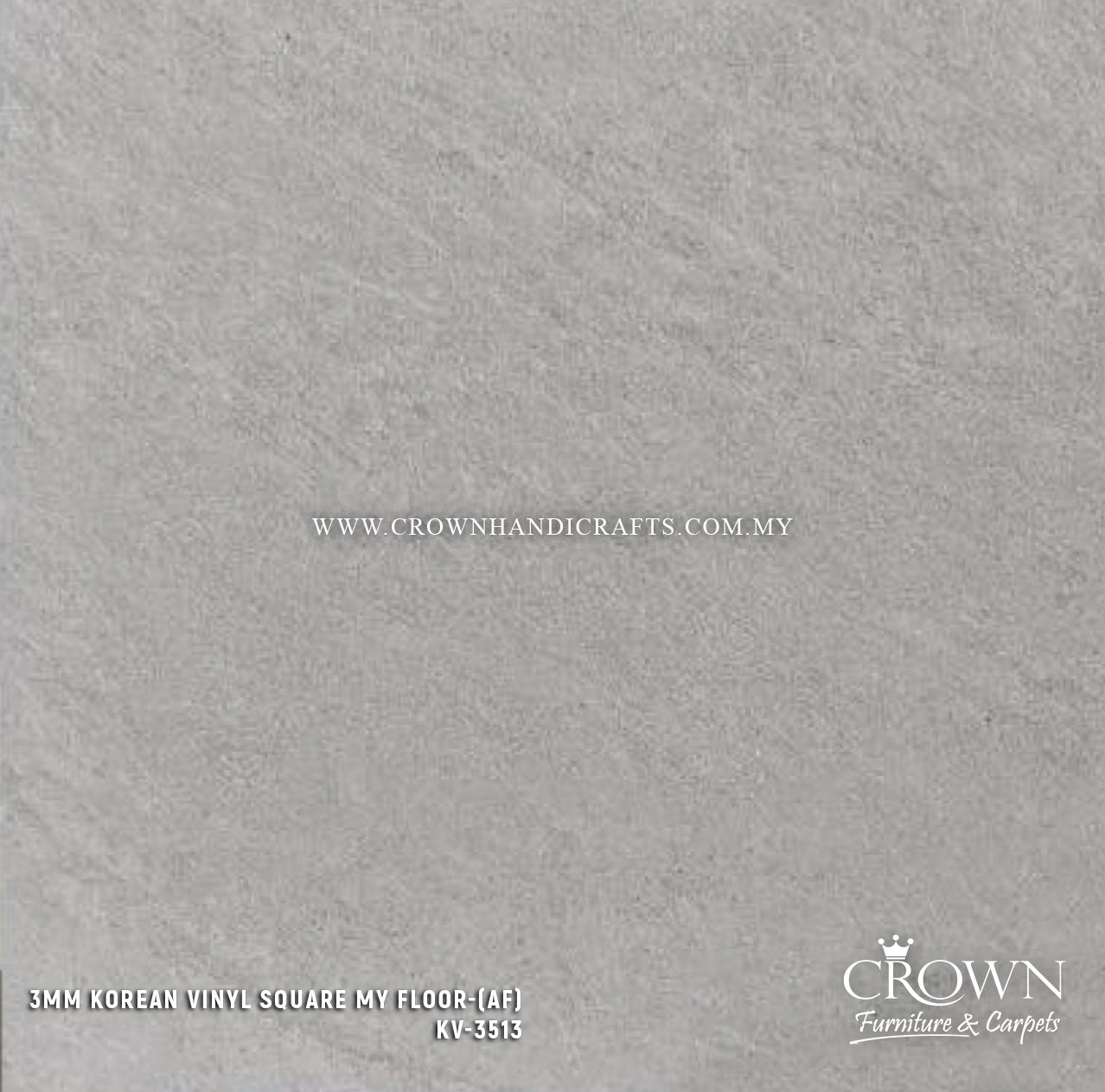 3MM KOREAN VINYL SQUARE MY FLOOR KV-3513 (AF) | 455X455 | WATERPROOF VINYL PLANK FLOORING | BOX 16PCS/35.7SF