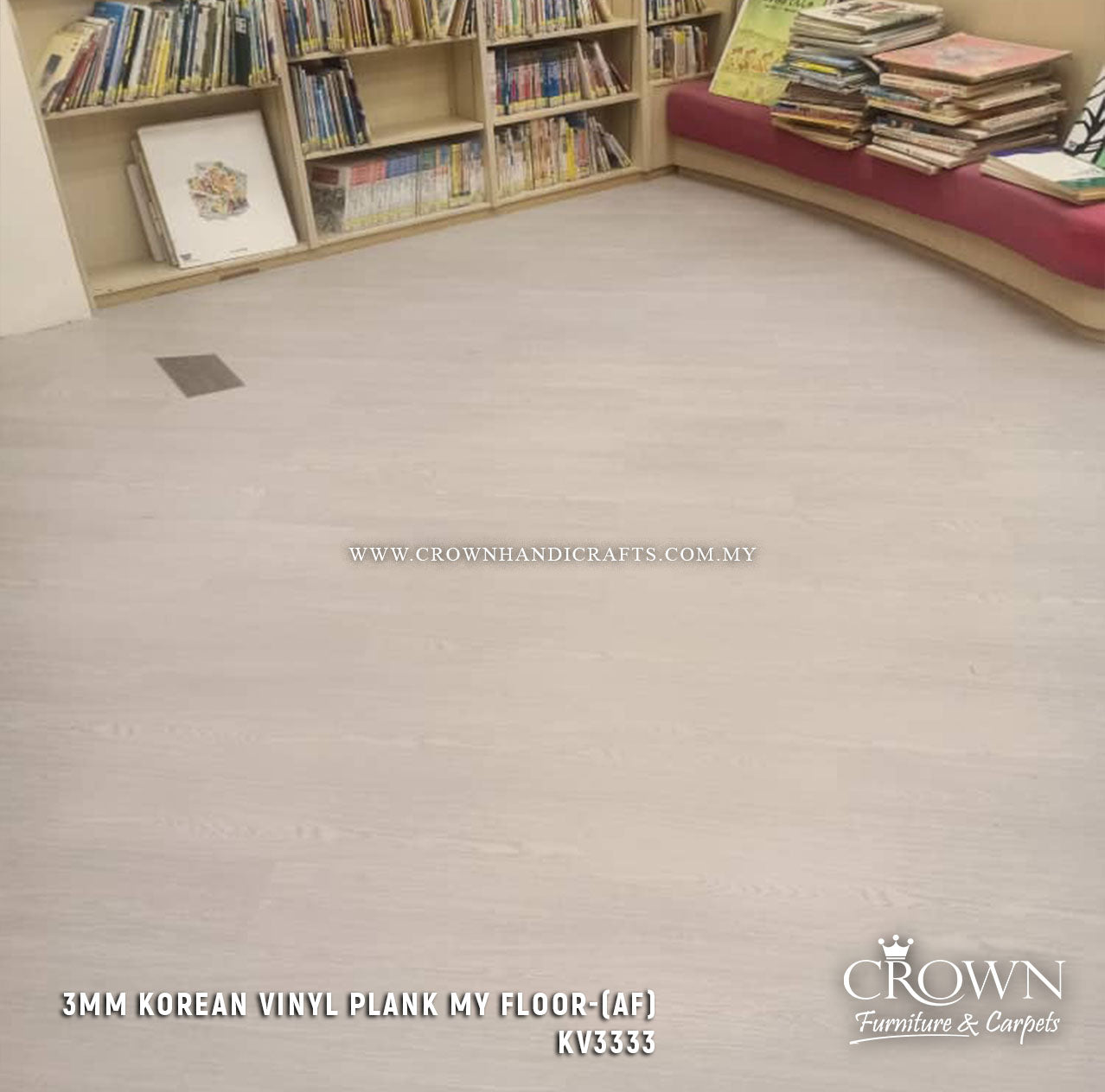 3MM KOREAN VINYL PLANK MY FLOOR KV-3333 (AF) | 180X920 | VERSATILE VINYL FLOORING | BOX 20PCS/35.7SF