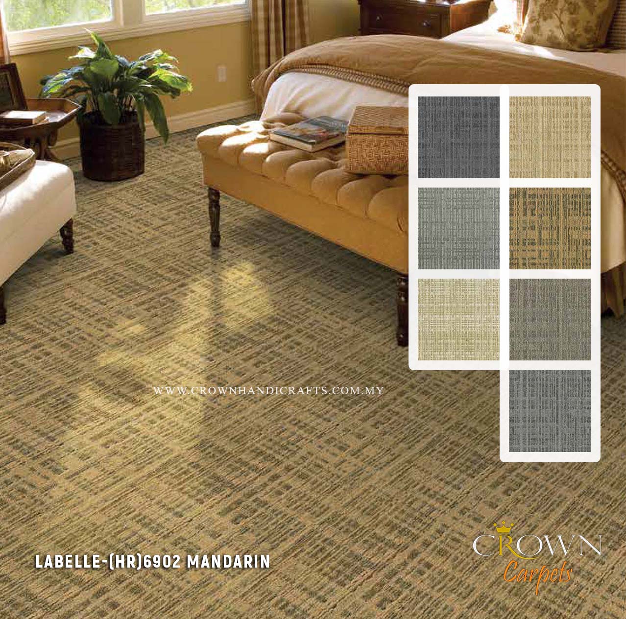 Incredible Soft and Durable Carpet in Malaysia | Labelle 6 Series (HR) Wall To Wall Carpet