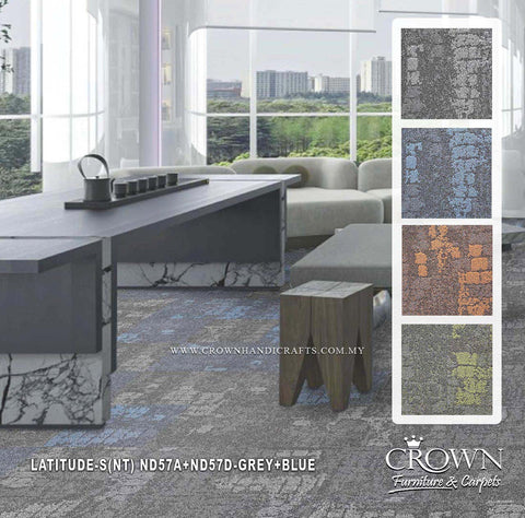 Contemporary Designer Carpet Tiles | Modern Flooring for Offices, Studios & Workspaces | Latitude (NT)