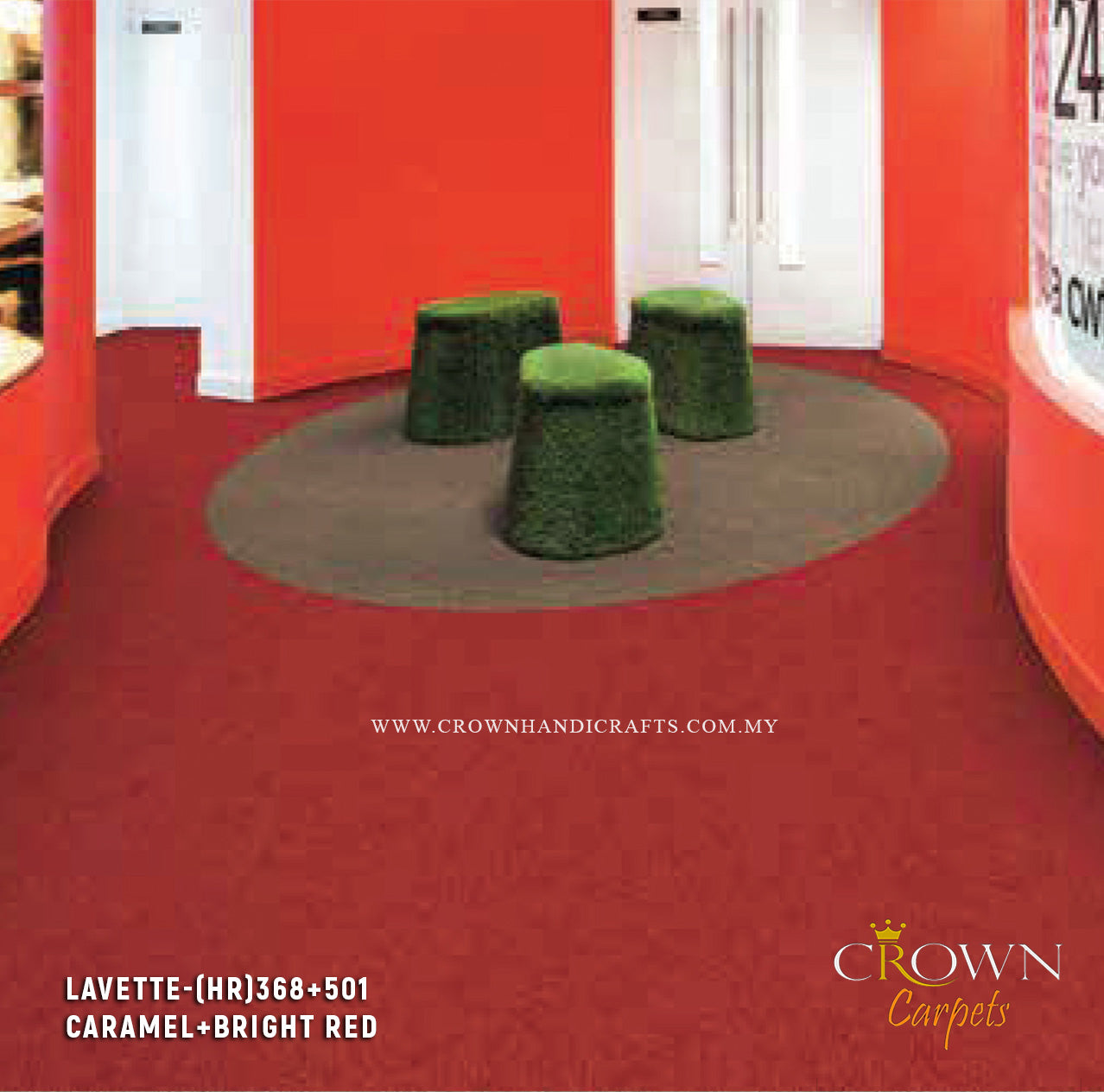 Huge Collection of Premium Range Carpets for Hotel bedroom | Lavette (HR) Wall To Wall Carpet