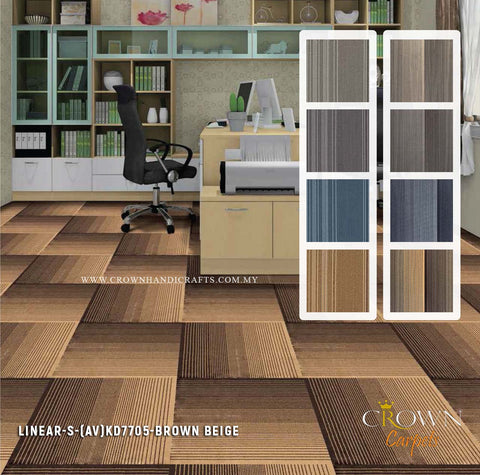 Attractive Floor Carpet Tile | Linear - S (AV)