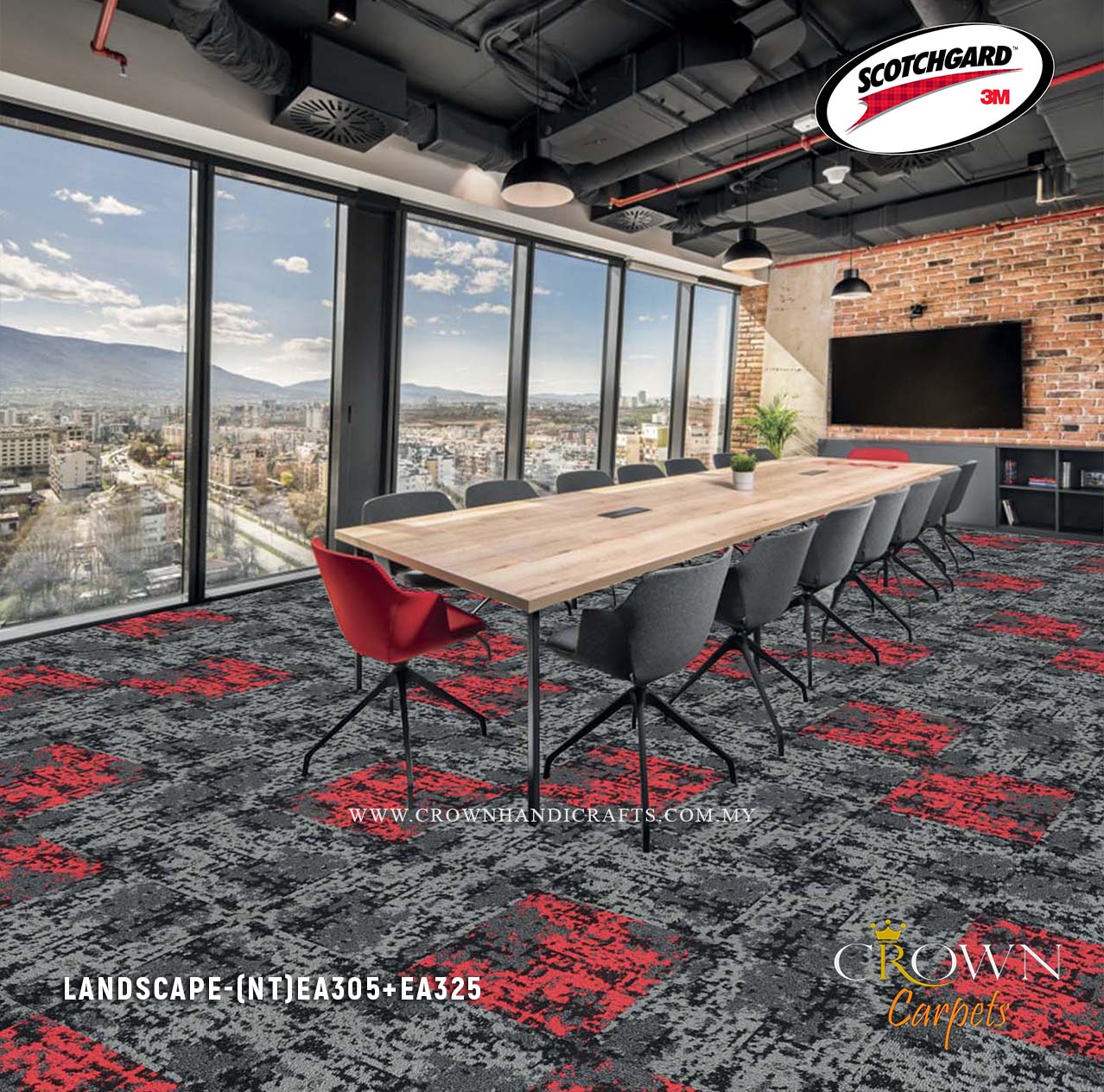 Attractive Floor Carpet Tile | Landscape (NT)