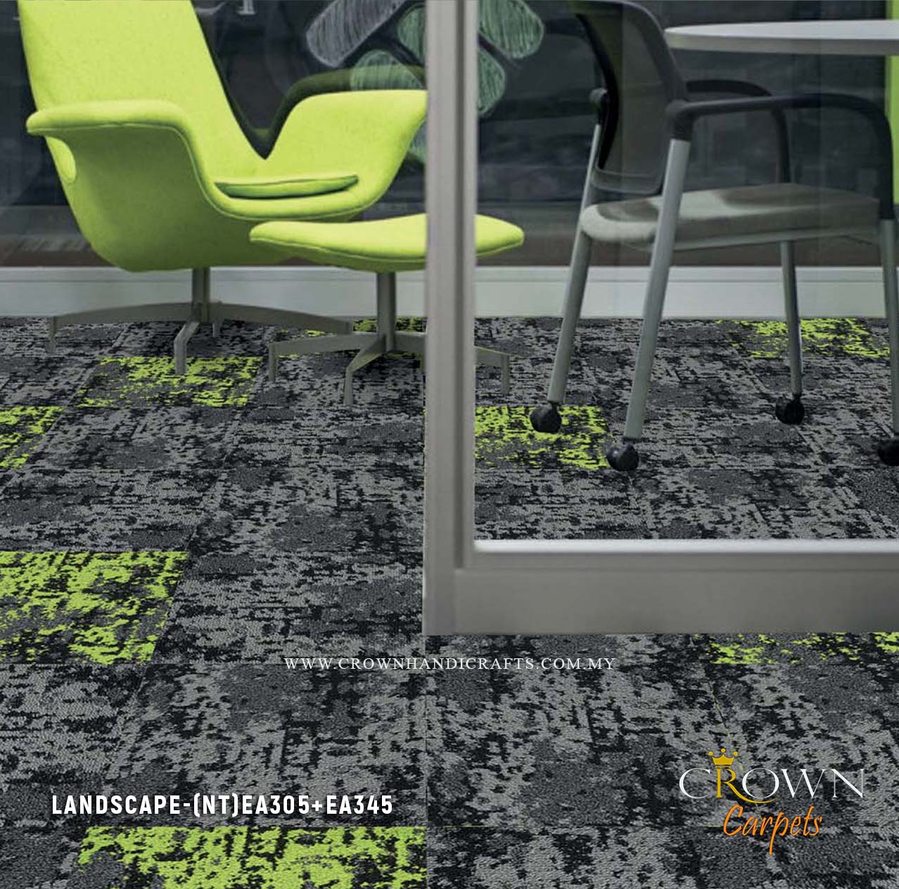 Attractive Floor Carpet Tile | Landscape (NT)