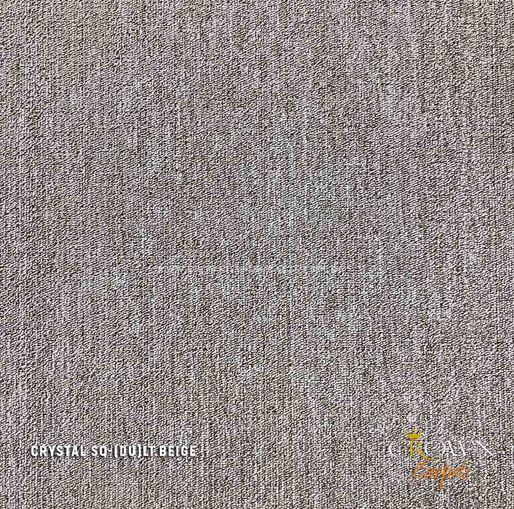 Carpet Tiles for Office Flooring Uses | Crystal Sq Plain (DU)