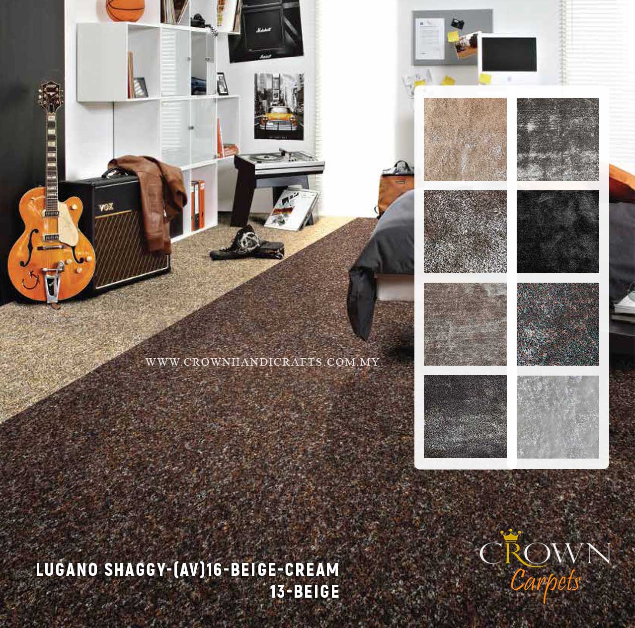Incredible Soft and Durable Carpet in Malaysia | Lugano (AV) Wall To Wall Carpet