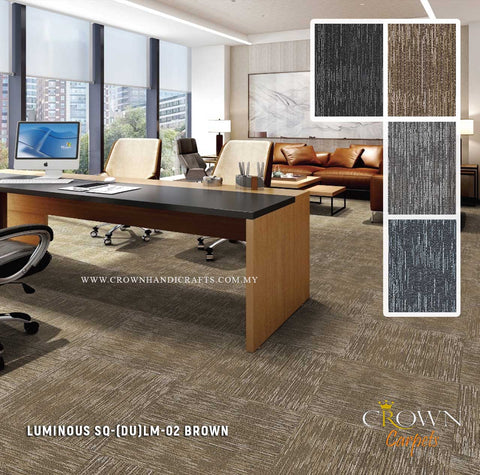 Incredible Office Carpet Tile | Luminous SQ (DU)