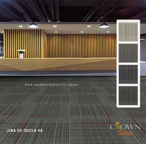 Incredible Office Carpet Tile | Luna SQ (DU)