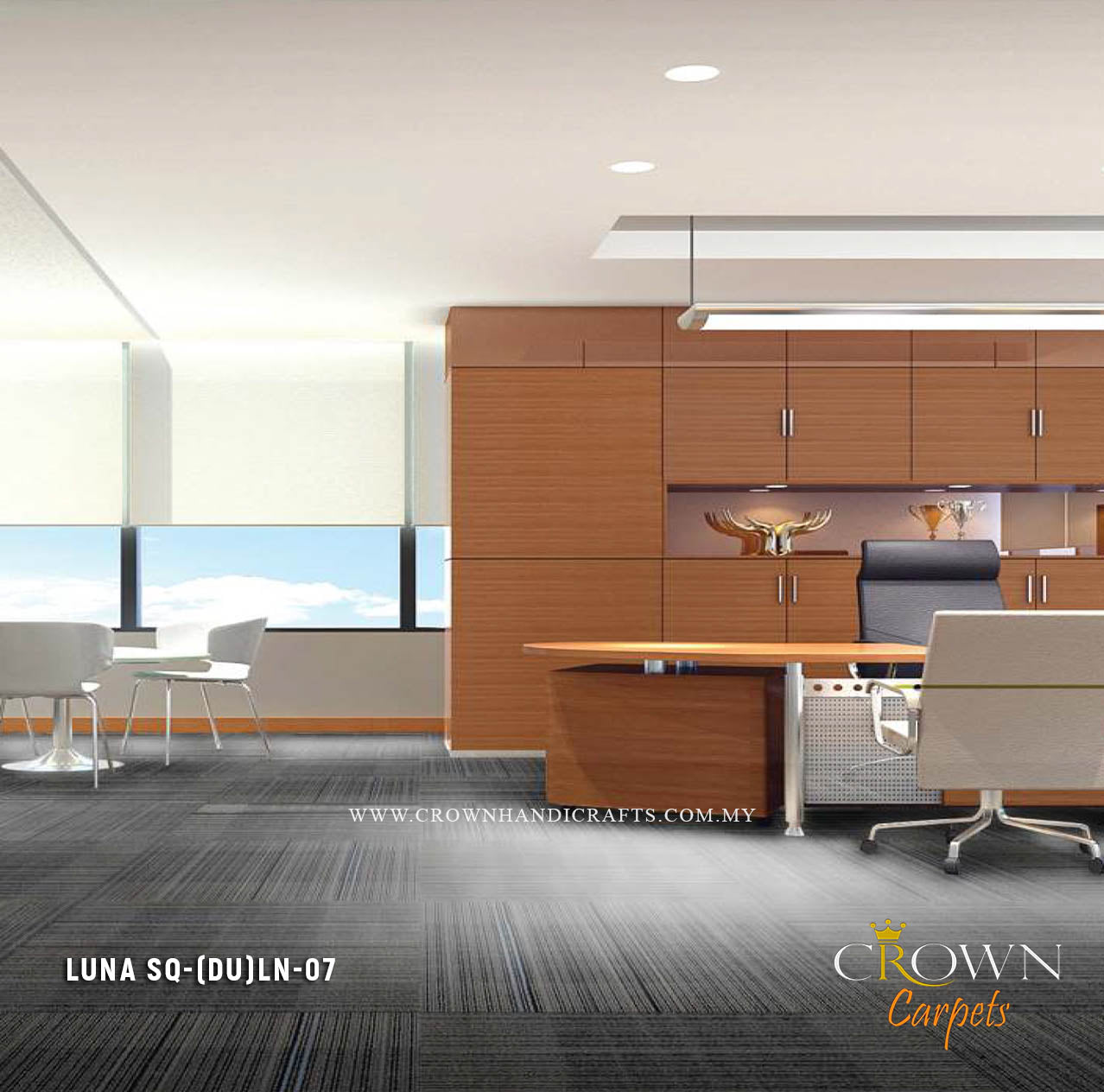 Incredible Office Carpet Tile | Luna SQ (DU)
