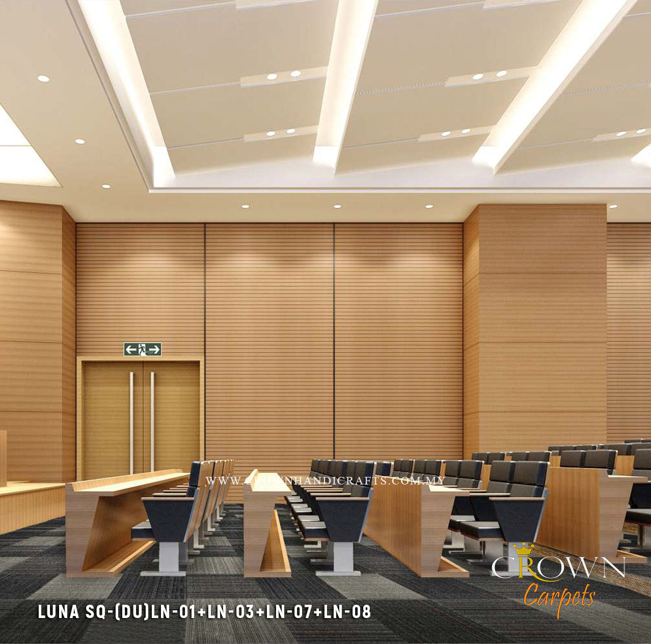 Incredible Office Carpet Tile | Luna SQ (DU)