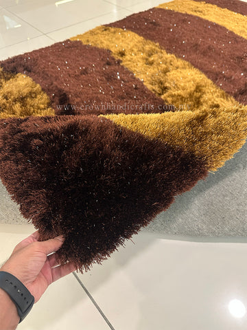 Soft Layers of Comfort – A Refined Shaggy Rug Crafted to Create Peaceful Ambiance and Subtle Charm | Dzeel Lurex Shaggy XP003 (160X220CM)