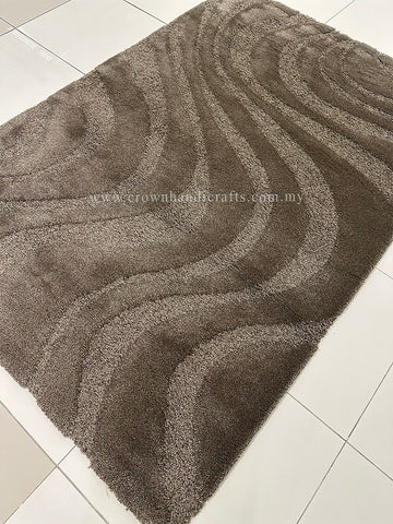 A Luxury Rug with a Smooth Shaggy Touch and Art-Inspired Design | Luxury Cosy 50061 88  (160X230CM)