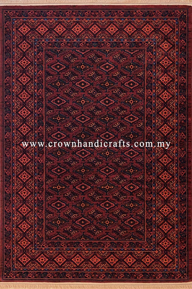 Tribal Geometric Design Persian Rugs Vintage Carpet for Living Room | Mahakan Mah017