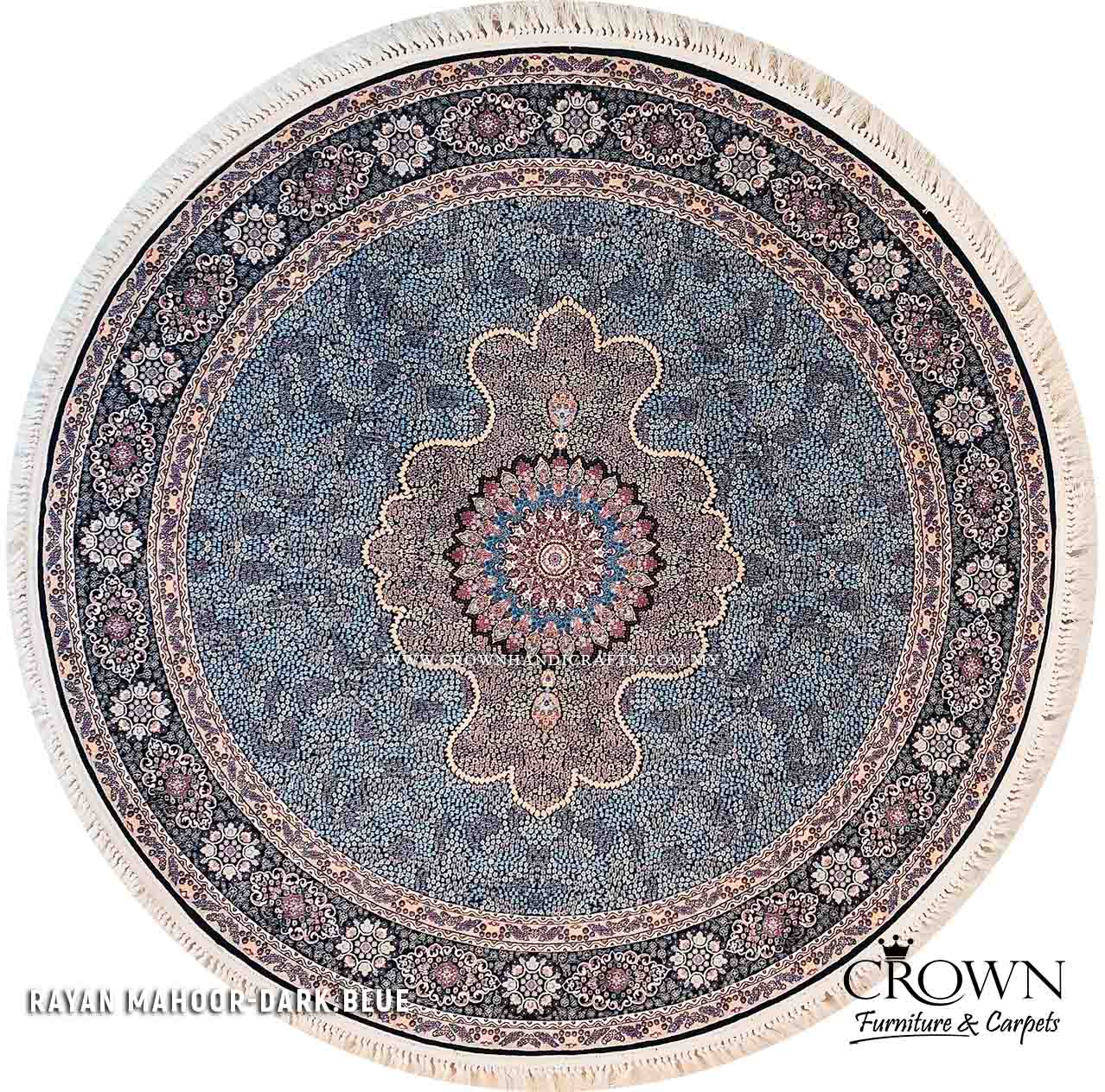 Certified Persian Rugs Shop Living Room Carpets | Rayan Mahoor Round