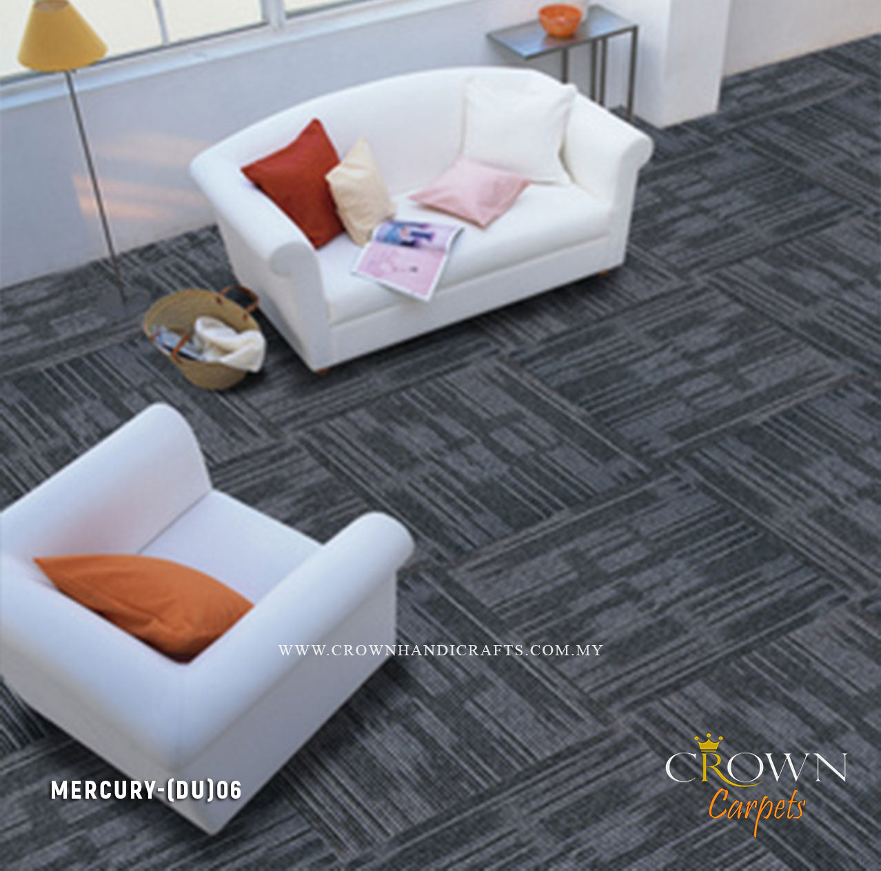 Excellent Patterned Carpet Tiles | Mercury SQ (DU)