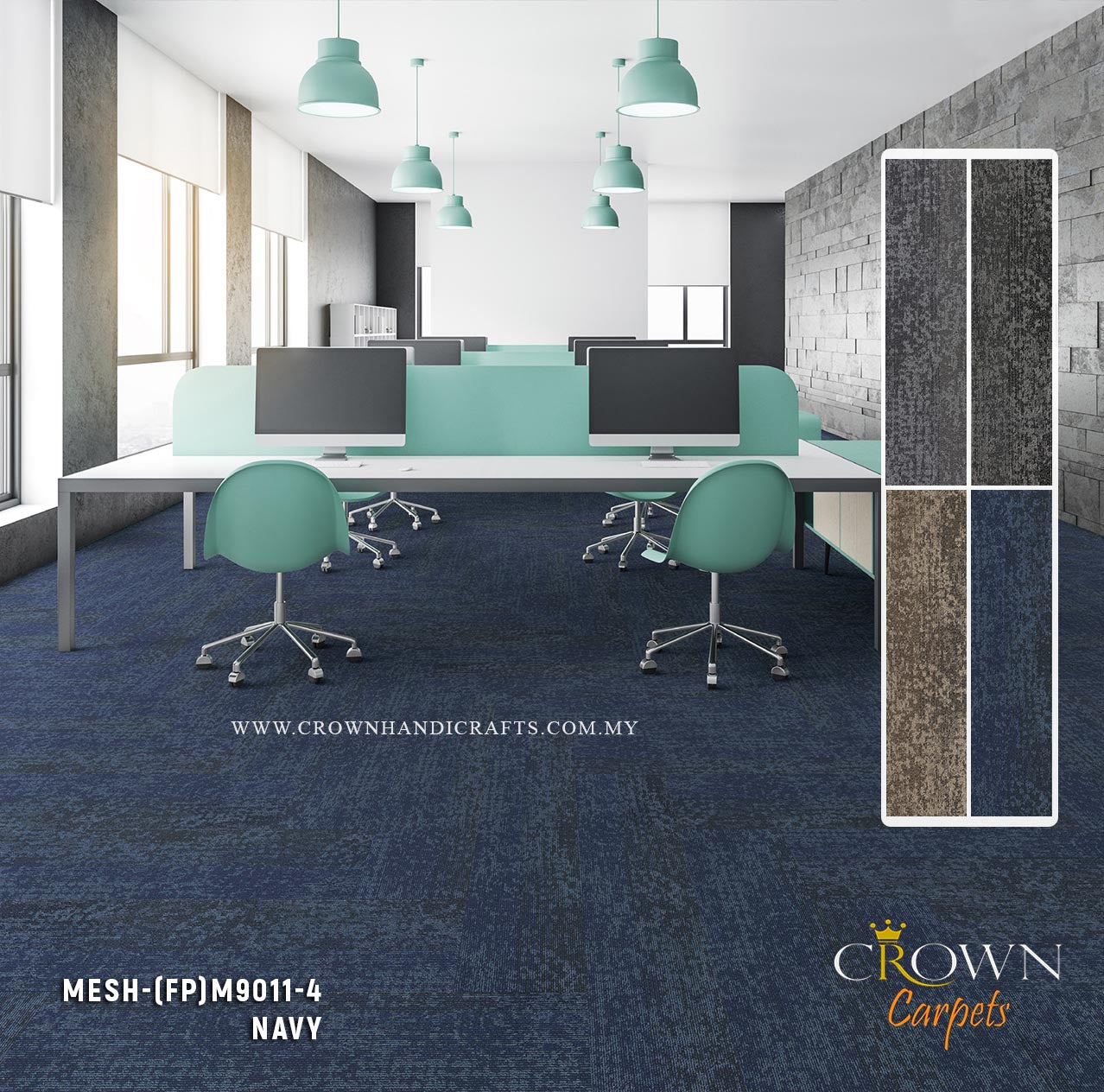 Amazing Carpet Tile Pattern | Mesh-Essential Plank (FP)