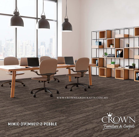 Modern Office Carpet Tiles | Textured Modular Flooring with Contemporary Design Appeal | MIMIC-ESSENTIAL (FP)