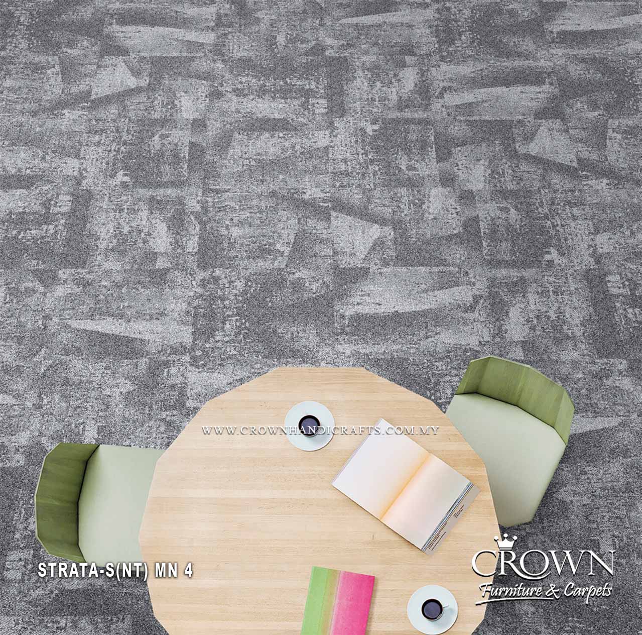 Premium Contemporary Carpet Tiles | Modern Textured Flooring for Business & Office Spaces | Strata (NT)