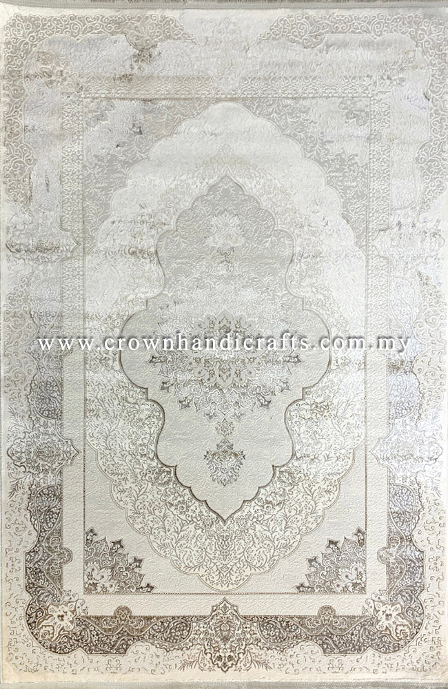 Silk Feel Carpet Persian Design Turkish Rug for Living Room Bedroom Carpet | Mashad Silk N390A