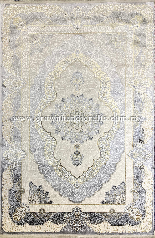 Silk Feel Carpet Persian Design Turkish Rug for Living Room Bedroom Carpet | Mashad Silk N390A