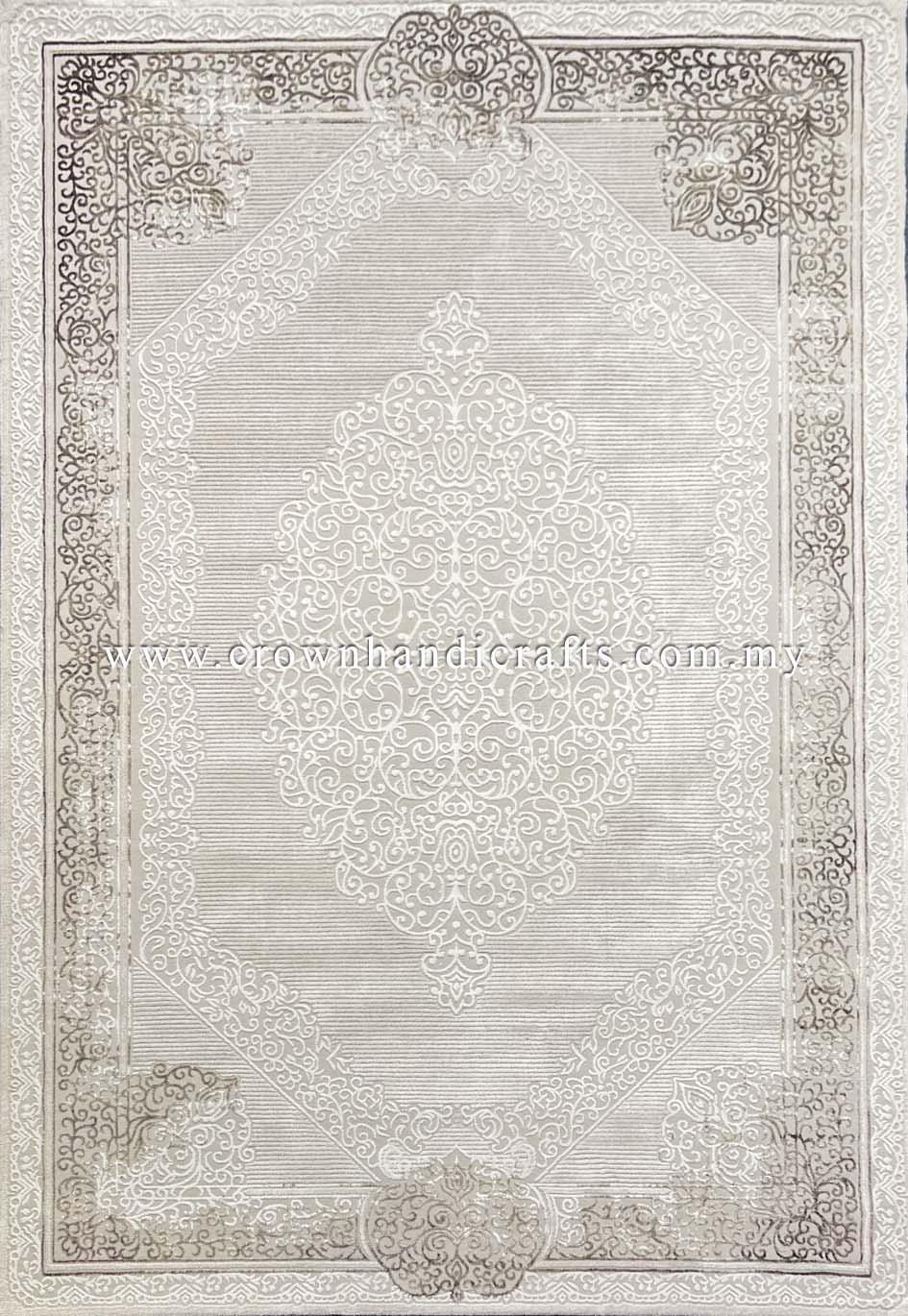 Pair Contemporary Furniture with Soft and Bold Persian Carpet for a Chic Living Room Look | Genova N765B