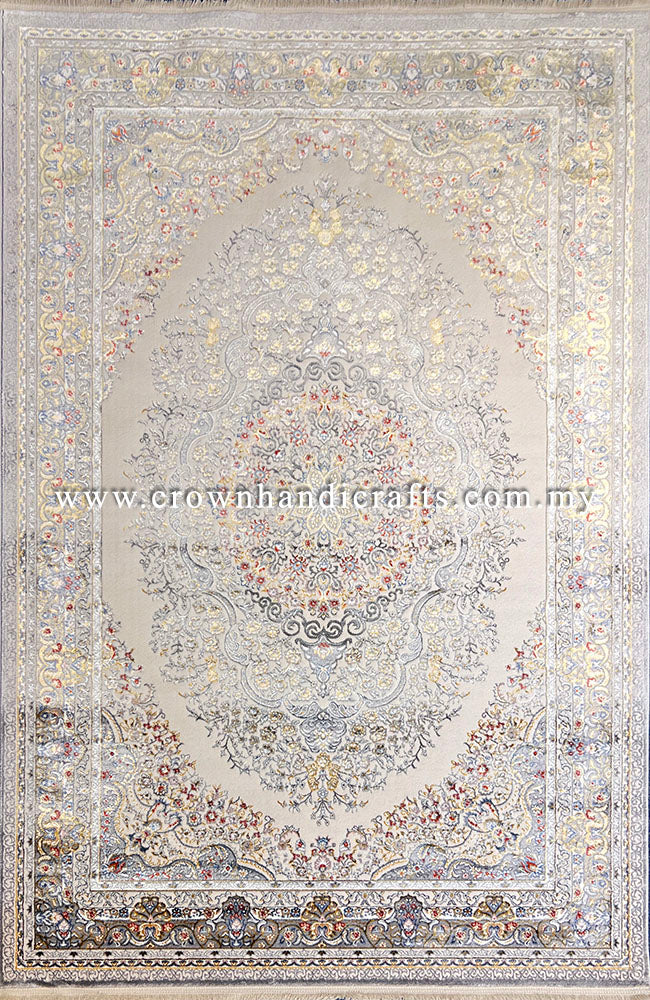 Beautiful Design Persian Style Turkish Rug to match your Home Interior | Mashad Silk NA36A