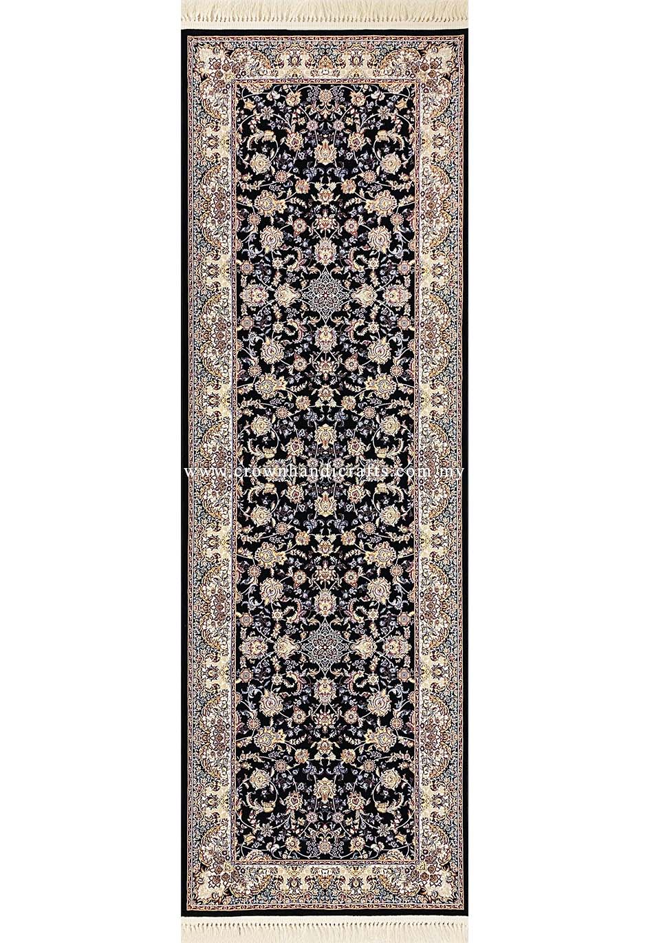 Premium Persian Carpet from Iran Smooth Wool Feel Man Made Persian Carpets for Bedroom Living Room | Rayan Nastaran Runner